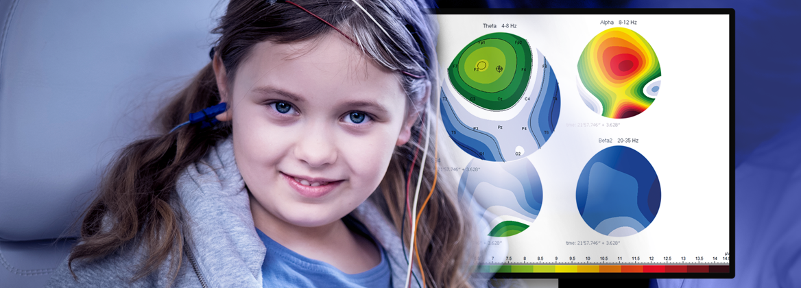 System ELMIKO EEG Biofeedback – analiza QEEG i wizualizacja fal mózgowych.